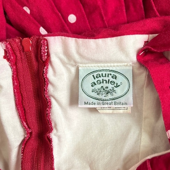 Laura Ashley Polka Dot Dress - Picture 4 of 8